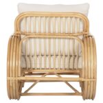 ΠΟΛΥΘΡΟΝΑ BARONESS HM9813 ΦΥΣΙΚΟ RATTAN ΚΑΙ ΛΕΥΚΑ ΜΑΞΙΛΑΡΙΑ 81x90x92Yεκ. - Image 6