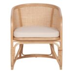 ΠΟΛΥΘΡΟΝΑ ΚΙΚΟ HM9839 RATTAN ΣΕ ΦΥΣΙΚΟ ΧΡΩΜΑ-ΛΕΥΚΟ ΜΑΞΙΛΑΡΙ 61x71x76Yεκ. - Image 3