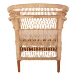 ΠΟΛΥΘΡΟΝΑ MALAWI HM9635.04 ΞΥΛΟ ΜΑΟΝΙ ΕΠΕΝΔΥΣΗ RATTAN ΛΕΥΚΟ ΜΑΞΙΛΑΡΙ ΚΑΘΙΣΜΑΤΟΣ 80x70x86Υεκ. - Image 6