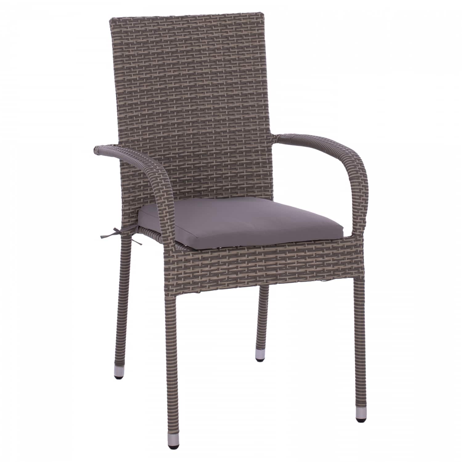 HM5685.01 ΠΟΛΥΘΡΟΝΑ ΜΕΤΑΛΛΙΚΗ ANISHA ΜΕ ΜΑΞΙΛΑΡΙ WICKER ΓΚΡΙ ΣΤΟΙΒΑΖΟΜΕΝΗ 56x60x94 εκ.HM5685.01 - Image 1
