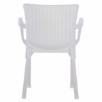 ΠΟΛΥΘΡΟΝΑ ΠΟΛΥΠΡΟΠΥΛΕΝΙΟΥ RATTAN ΠΟΔΙ ALU HM5591.01 ΧΡΩΜΑ ΛΕΥΚΟ 60x60x82 cm - Image 6