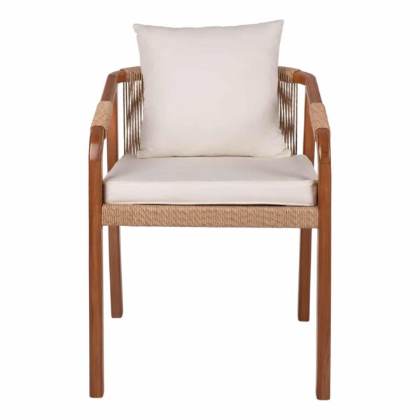 ΠΟΛΥΘΡΟΝΑ ΞΥΛΟ ΤΕΑΚ ΣΧΟΙΝΙ ΜΑΞΙΛΑΡΙΑ HM9456.01 57x63,5x75-88Υ εκ. - Image 3