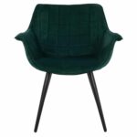 ΠΟΛΥΘΡΟΝΑΚΙ BENJAMIN ΑΠΟ ΒΕΛΟΥΔΟ ΚΥΠΑΡΙΣΣΙ ME ΜΕΤΑΛΛΙΚΑ ΠΟΔΙΑ HM8682.03 70x67x78 εκ. - Image 3