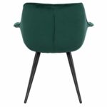 ΠΟΛΥΘΡΟΝΑΚΙ BENJAMIN ΑΠΟ ΒΕΛΟΥΔΟ ΚΥΠΑΡΙΣΣΙ ME ΜΕΤΑΛΛΙΚΑ ΠΟΔΙΑ HM8682.03 70x67x78 εκ. - Image 6