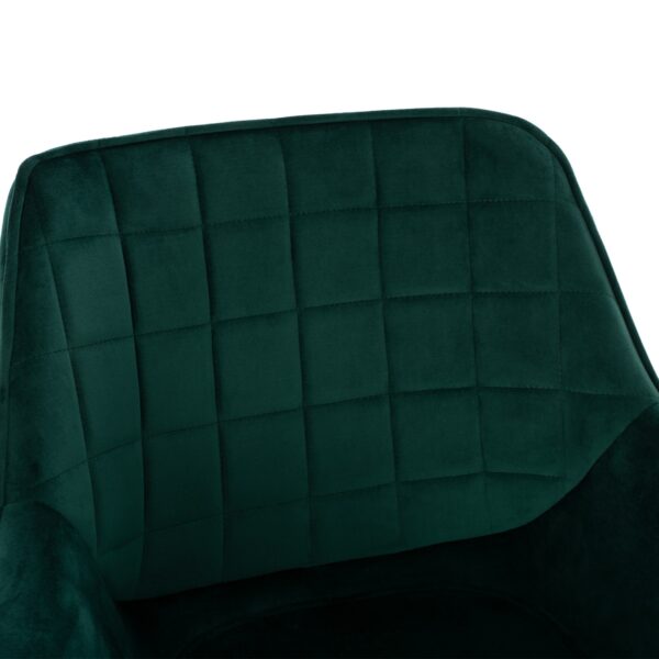 ΠΟΛΥΘΡΟΝΑΚΙ BENJAMIN ΑΠΟ ΒΕΛΟΥΔΟ ΚΥΠΑΡΙΣΣΙ ME ΜΕΤΑΛΛΙΚΑ ΠΟΔΙΑ HM8682.03 70x67x78 εκ. - Image 7