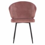 ΠΟΛΥΘΡΟΝΑΚΙ JIYA ΜΕ ΣΑΠΙΟ ΜΗΛΟ ΒΕΛΟΥΔΟ & ΜΑΥΡΟ ΜΕΤΑΛΛΙΚΟ ΣΚΕΛΕΤΟ HM8728.02 60x60x85 - Image 3