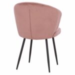 ΠΟΛΥΘΡΟΝΑΚΙ JIYA ΜΕ ΣΑΠΙΟ ΜΗΛΟ ΒΕΛΟΥΔΟ & ΜΑΥΡΟ ΜΕΤΑΛΛΙΚΟ ΣΚΕΛΕΤΟ HM8728.02 60x60x85 - Image 5