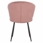 ΠΟΛΥΘΡΟΝΑΚΙ JIYA ΜΕ ΣΑΠΙΟ ΜΗΛΟ ΒΕΛΟΥΔΟ & ΜΑΥΡΟ ΜΕΤΑΛΛΙΚΟ ΣΚΕΛΕΤΟ HM8728.02 60x60x85 - Image 6