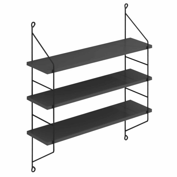 ΡΑΦΙΕΡΑ ΤΟΙΧΟΥ ACHALA ΜΕΛΑΜΙΝΗΣ HM9185.20 ΓΚΡΙ 60x15x68Y εκ. - Image 4