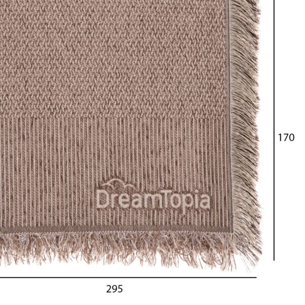 ΡΙΧΤΑΡΙ ME ΚΡΟΣΙΑ DREAMTOPIA HM12165.01 ΣΕ ΑΝΟΙΧΤΟ ΚΑΦΕ ΧΡΩΜΑ 295X170εκ. - Image 2