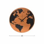 ΡΟΛΟΙ ΤΟΙΧΟΥ ΜΑΥΡΟ ΜΕΤΑΛΛΙΚΟ ΜΕ MDF HM7456.01 Φ41 εκ. - Image 2