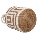 ΣΕΤ ΔΙΑΚΟΣΜΗΤΙΚΑ ΚΑΛΑΘΙΑ HM7846.01 ΑΠΟ MENDONG GRASS ΣΕ ΛΕΥΚΟ-ΦΥΣΙΚΟ Φ36x32-40Yεκ. - Image 4