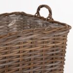 ΣΕΤ ΔΙΑΚΟΣΜΗΤΙΚΑ ΚΑΛΑΘΙΑ KATER HM9657 4ΤΜΧ ΑΠΟ KUBU RATTAN ΣΕ ΓΚΡΙ 52x52x50-57Υεκ. - Image 6