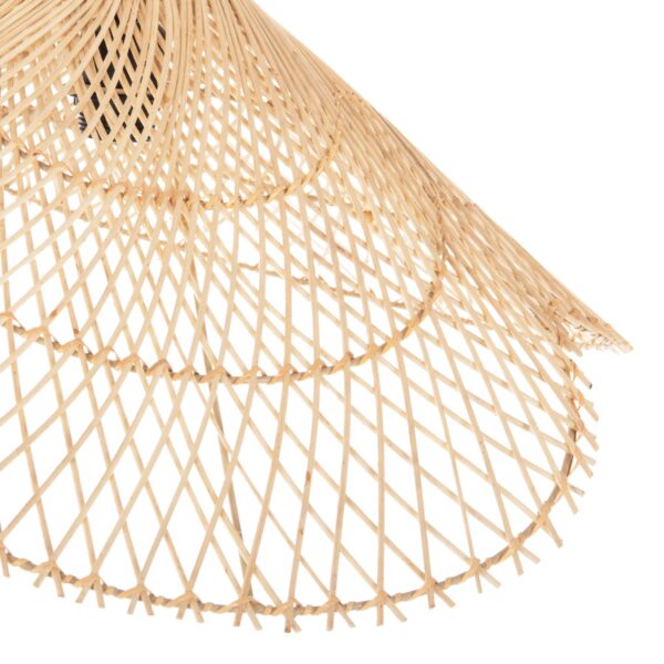 ΣΕΤ ΦΩΤΙΣΤΙΚΟ ΟΡΟΦΗΣ ΚΡΕΜΑΣΤΟ HM11925.02 ΣΧΟΙΝΙ ΚΑΙ ΦΥΣΙΚΟ RATTAN Φ58,5Χ131Υεκ. - Image 4