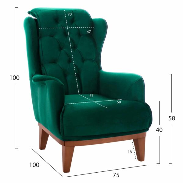 ΣΕΤ ΣΑΛΟΝΙ 3ΤΜΧ BENNINGTON ΚΥΠΑΡΙΣΣΙ  HM11746.13 - Image 4