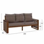 ΣΕΤ ΣΑΛΟΝΙΟΥ 4ΤΜΧ ΕΞΩΤΕΡΙΚΟΥ ΧΩΡΟΥ ΜΑΣΙΦ ΙΡΟΚΟ-ΣΧΟΙΝΙ ΜΠΕΖ ΚΑΡΥΔΙ HM5877.01 - Image 2