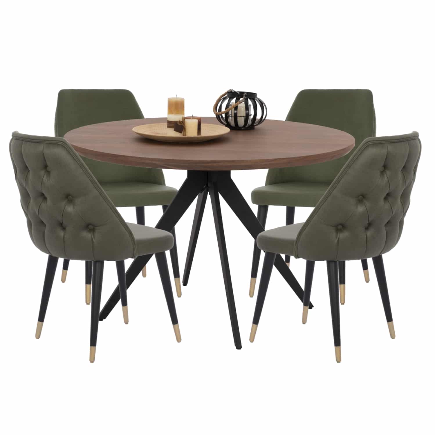 ΣΕΤ ΤΡΑΠΕΖΑΡΙΑΣ 5ΤΜΧ ΜΕ ΤΡΑΠΕΖΙ Φ120x75Υεκ. & 4 ΚΑΡΕΚΛΕΣ AGUSTIN HM10643 ΣΕΤ ΤΡΑΠΕΖΑΡΙΑΣ 5ΤΜΧ ΜΕ ΤΡΑΠΕΖΙ Φ120x75Υεκ. & 4 ΚΑΡΕΚΛΕΣ AGUSTIN HM10643 - Image 1