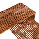 ΣΕΤ ΤΡΑΠΕΖΙΑ ΣΑΛΟΝΙΟΥ NYA HM9548 ΞΥΛΟ ΤΕΑΚ ΣΕ ΦΥΣΙΚΟ ΧΡΩΜΑ 116x60x46,5Υ εκ. - Image 6