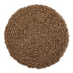 ΣΚΑΜΠΟ BEAM HM7827 ΞΥΛΟ ΤΕΑΚ ΚΑΙ SEAGRASS ΣΕ ΦΥΣΙΚΟ & ΜΑΥΡΟ Φ43x45Yεκ. - Image 6