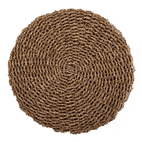 ΣΚΑΜΠΟ BEAM HM7827 ΞΥΛΟ ΤΕΑΚ ΚΑΙ SEAGRASS ΣΕ ΦΥΣΙΚΟ & ΜΑΥΡΟ Φ43x45Yεκ. - Image 6