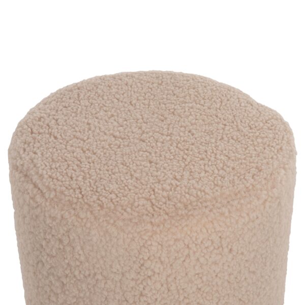 ΣΚΑΜΠΟ LEVY HM8408.20 ΜΠΟΥΚΛΕ ΥΦΑΣΜΑ ΕΚΡΟΥ ΜΕ ΧΡΥΣΗ ΒΑΣΗ Φ35x42Υ εκ. - Image 4