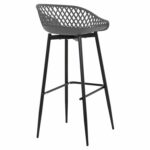 ΣΚΑΜΠΟ ΠΟΛΥΠΡΟΠΥΛΕΝΙΟΥ AVAYA ΓΚΡΙ ΜΕ ΜΕΤΑΛΛΙΚΑ ΠΟΔΙΑ ΜΑΥΡΑ HM8686.20 46x48x99Υ εκ. - Image 5