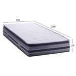ΣΤΡΩΜΑ DREAMTOPIA FRANKLIN HM657.120 BONNELL SPRING ΜΕ ΑΝΩΣΤΡΩΜΑ 120x200x29Y εκ. - Image 2