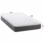 ΣΤΡΩΜΑ DREAMTOPIA ΣΕΙΡΑ LULLABY ALOE VERA HM655.120 BONNELL SPRING 120x200x20Y εκ. - Image 2