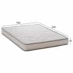 ΣΤΡΩΜΑ DREAMTOPIA ΣΕΙΡΑ RELIEF HM653.160 BONNELL SPRING 160x200x16Y εκ. - Image 2