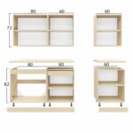 ΣΥΝΘΕΣΗ ΚΟΥΖΙΝΑΣ ΜΕΛΑΜΙΝΗ SONAMA ΜΑΥΡΟ ΜΑΡΜΑΡΟ TOP 200x47x84,8Υεκ.HM2469.11 - Image 2