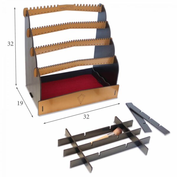 ΘΗΚΗ ΟΡΓΑΝΩΣΗΣ ΚΟΣΜΗΜΑΤΩΝ ΜΑΥΡΗ HM9285.01 - Image 2