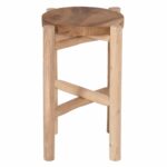 ΤΡΑΠΕΖΑΚΙ ΒΟΗΘΗΤΙΚΟ HOVER HM7900 ΞΥΛΟ ΤΕΑΚ ΣΕ ΦΥΣΙΚΟ ΧΡΩΜΑ Φ30x50Υεκ. - Image 3