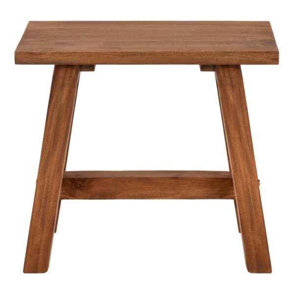 ΤΡΑΠΕΖΑΚΙ ΒΟΗΘΗΤΙΚΟ RANCH HM7902 ΑΠΟ ΞΥΛΟ ΜΑΟΝΙ ΣΕ ΦΥΣΙΚΟ ΧΡΩΜΑ 49,5x24,5x45,5Y εκ. - Image 3