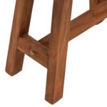 ΤΡΑΠΕΖΑΚΙ ΒΟΗΘΗΤΙΚΟ RANCH HM7902 ΑΠΟ ΞΥΛΟ ΜΑΟΝΙ ΣΕ ΦΥΣΙΚΟ ΧΡΩΜΑ 49,5x24,5x45,5Y εκ. - Image 4