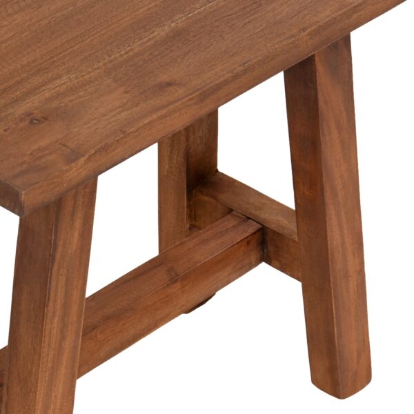 ΤΡΑΠΕΖΑΚΙ ΒΟΗΘΗΤΙΚΟ RANCH HM7902 ΑΠΟ ΞΥΛΟ ΜΑΟΝΙ ΣΕ ΦΥΣΙΚΟ ΧΡΩΜΑ 49,5x24,5x45,5Y εκ. - Image 5