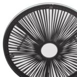 ΤΡΑΠΕΖΙ ΒΟΗΘΗΤΙΚΟ ALLEGRA ΕΠΑΓΓΕΛΜ. ΜΕΤΑΛΛΟ ΜΑΥΡΟ RATTAN ΜΑΥΡΟ HM5874.01 Φ47x45Yεκ. - Image 4