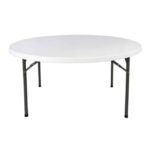 ΤΡΑΠΕΖΙ CATERING-ΣΥΝΕΔΡΙΟΥ HM5043 Φ152Χ74εκ ΠΤΥΣΣΟΜΕΝΟ ΣΤΡΟΓΓΥΛΟ - Image 3