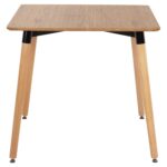 ΤΡΑΠΕΖΙ MINIMAL HM0057.04 ΣΕ ΦΥΣΙΚΟ ΧΡΩΜΑ MDF-ΠΟΔΙΑ ΟΞΙΑ ΦΥΣΙΚΟ ΧΡΩΜΑ 80Χ80Χ74Υεκ - Image 3