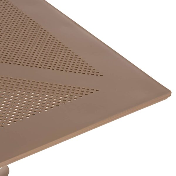 ΤΡΑΠΕΖΙ ΠΟΛΥΠΡΟΠΥΛΕΝΙΟΥ ΤΕΤΡΑΓΩΝΟ LUNAR HM5930.14 ΚΑΠΟΥΤΣΙΝΟ 80x80x75Υ εκ. - Image 4