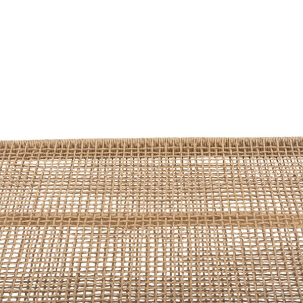 ΤΡΑΠΕΖΙ ΣΑΛΟΝΙΟΥ LONDER HM5985 ΞΥΛΟ ΤΕΑΚ- ΣΥΝΘΕΤΙΚΟ RATTAN-ΦΥΣΙΚΟ 119x79,5x41Yεκ. - Image 5