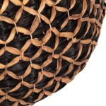 ΤΡΑΠΕΖΙ ΣΑΛΟΝΙΟΥ ILION HM7868 ΣΤΡΟΓΓΥΛΟ ΨΑΘΑ ΥΔΡΟΥΑΚΙΝΘΟΥ-ΜΑΥΡΟ-ΦΥΣΙΚΟ Φ115x45Υεκ. - Image 5