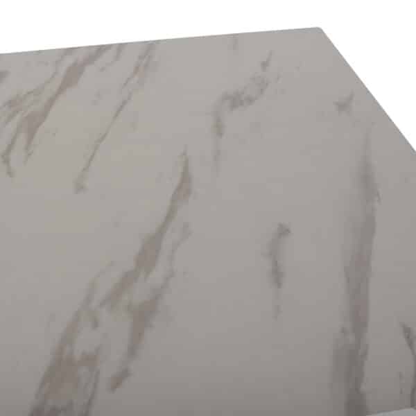 ΤΡΑΠΕΖΙ ΣΑΛΟΝΙΟΥ SAFFRON HM8975.12 ΜΕΛΑΜΙΝΗ ΛΕΥΚΟ ΜΑΡΜΑΡΟ 95x55x43Υεκ. - Image 6