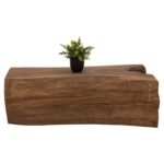 ΤΡΑΠΕΖΙ ΣΑΛΟΝΙΟΥ TORANKU HM9796 ΜΑΣΙΦ ΚΟΡΜΟΣ ΤΕΑΚ ΣΕ ΦΥΣΙΚΟ - Image 4