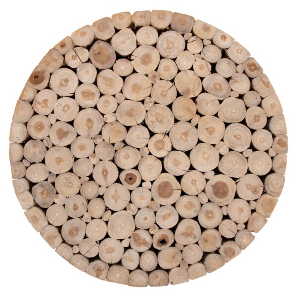 ΤΡΑΠΕΖΙ ΣΑΛΟΝΙΟΥ HM9804 ΞΥΛΟ ΤΕΑΚ ΣΕ ΦΥΣΙΚΟ Φ80x46Yεκ. - Image 6