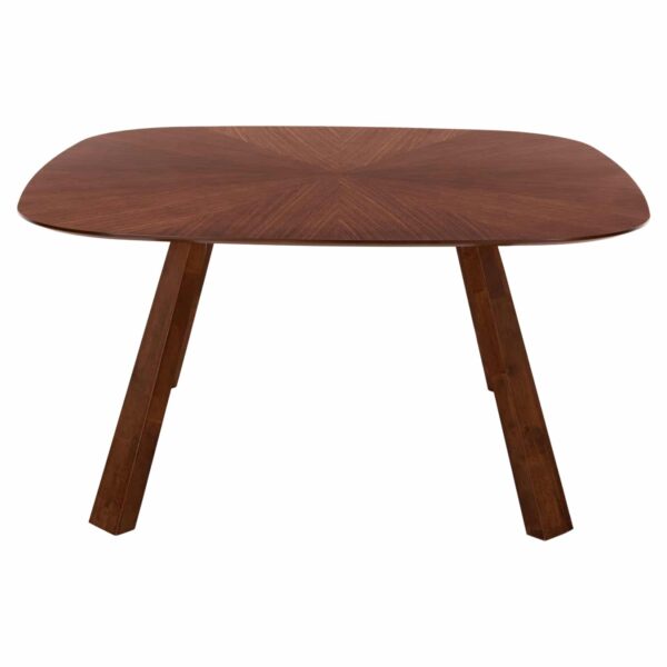 ΤΡΑΠΕΖΙ ΤΡΑΠΕΖΑΡΙΑΣ RINER HM9733 MDF ΜΕ ΚΑΠΛΑΜΑ ΚΑΡΥΔΙΑΣ 150x150x75Υ εκ. - Image 3