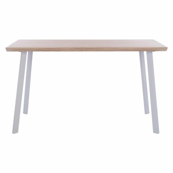 ΤΡΑΠΕΖΙ ΤΡΑΠΕΖΑΡΙΑΣ OFIRA 140X80 SONAMA ΜΕ ΛΕΥΚΑ ΠΟΔΙΑ HM8374.02 - Image 3