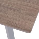 ΤΡΑΠΕΖΙ ΤΡΑΠΕΖΑΡΙΑΣ OFIRA 140X80 SONAMA ΜΕ ΛΕΥΚΑ ΠΟΔΙΑ HM8374.02 - Image 6