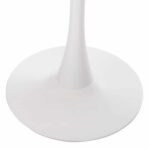 ΤΡΑΠΕΖΙ ΤΡΑΠΕΖΑΡΙΑΣ ROLLO HM9421.01 ΣΤΡΟΓΓΥΛΟ WHITE MARBLE Φ90x74Y εκ. - Image 3