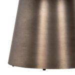 ΤΡΑΠΕΖIA ΣΑΛΟΝΙΟΥ 2ΤΜΧ NICKELY HM9667 ΜΕΤΑΛΛΟ ΣΕ ΑΣΗΜΙ ΜΑΤ Φ80x41Υ & Φ60x36Υ εκ. - Image 6