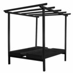 ΞΑΠΛΩΣΤΡΑ ΜΥΚΟΝΟΣ ΕΠΑΓΓΕΛΜ. ΞΥΛΙΝΗ ΔΙΠΛΗ ΜΑΥΡΗ ΜΕ ΟΥΡΑΝΟ 205x167x212Yεκ.HM5428.01 - Image 5